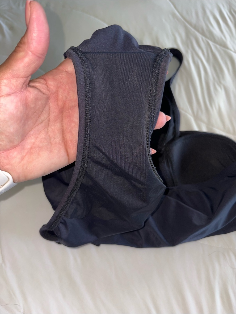 Miradonna Miraclesuit Black Ruched One-Piece Swimsuit, size 14,NWOT - Picture 8 of 10